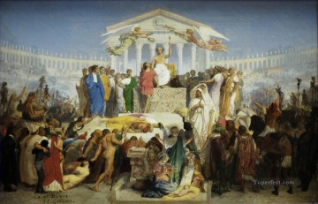 アウグストゥスの時代 キリストの誕生 ギリシャ語 アラビア語 ジャン・レオン・ジェローム Oil Paintings